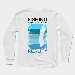 Fisherman angler fishing fishing Long Sleeve T-Shirt